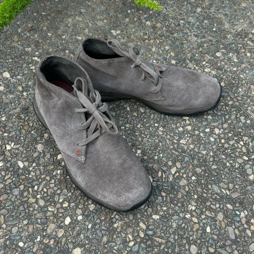 Eddie Bauer Men's Departure Brown Suede Chukka Lace Up Boots Side 11